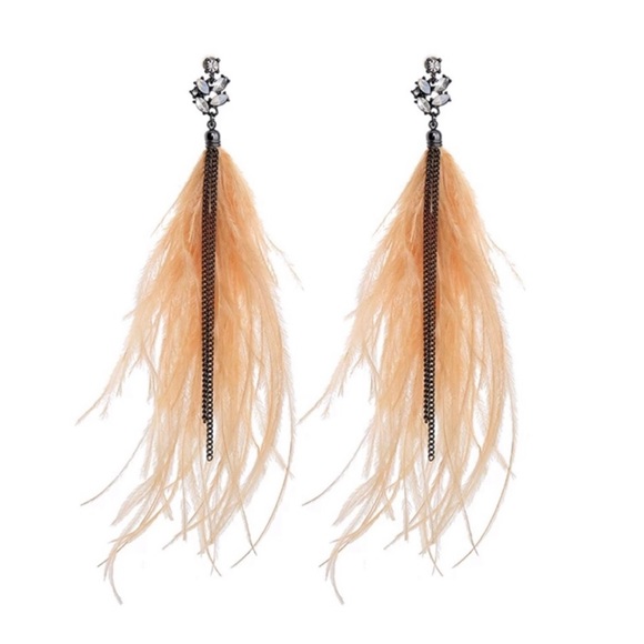 Free People Jewelry - 🍋2/$30 New Free People Feather Duster Earrings